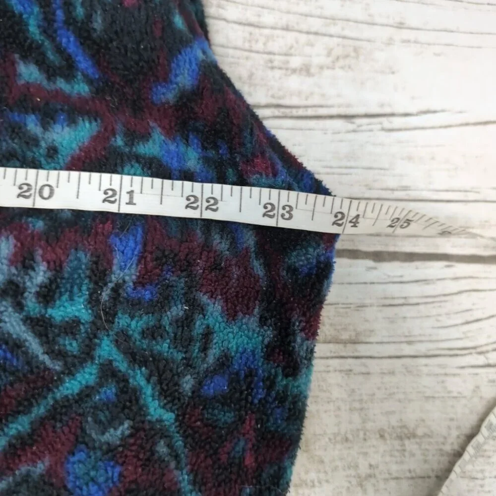 Columbia Reversible Vintage Fleece Vest Full-Zip Aztec Geometric Print Men L - Picture 3 of 6